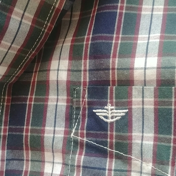 Men's Dockers cotton blend plaid shirt - Picture 4 of 4